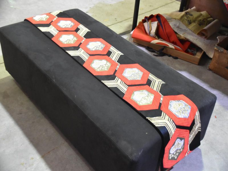 Japanese Table Runner AKA Vintage Obi Sash - Image 5