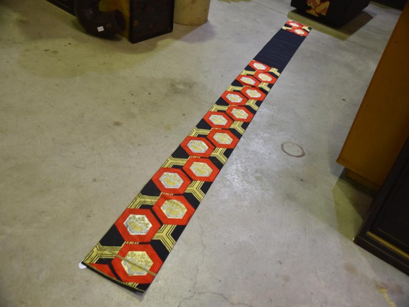 Japanese Table Runner AKA Vintage Obi Sash - Image 4