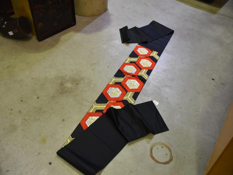 Japanese Table Runner AKA Vintage Obi Sash - Image 3