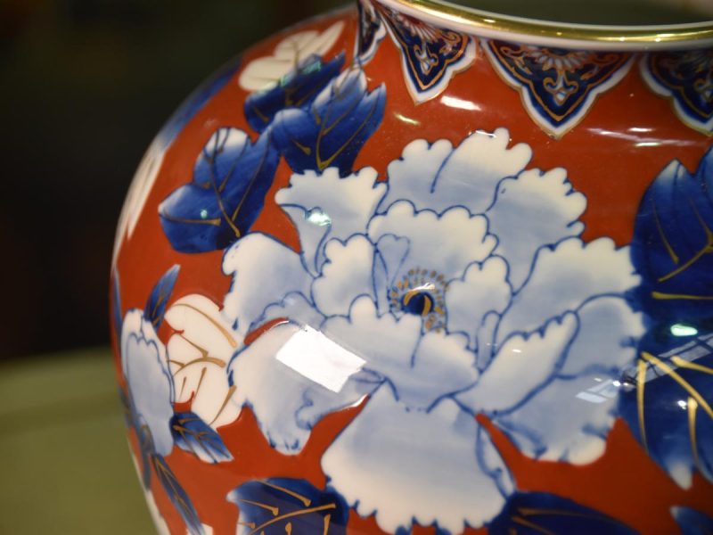 Japanese Fukugawa Porcelain Vase - Image 9