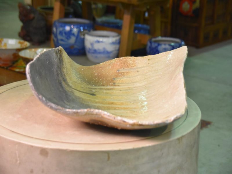 Shigaraki Pottery Wood Fired Slab Plate - Image 6