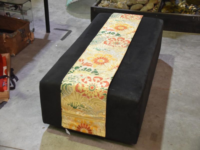 Japanese Vintage Silk Maru Obi Sash