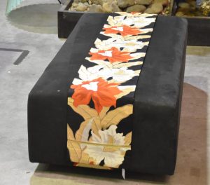 Japanese Lilly Obi Sash or Table Runner