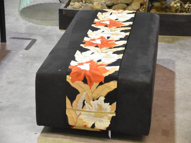 Japanese Lilly Obi Sash or Table Runner