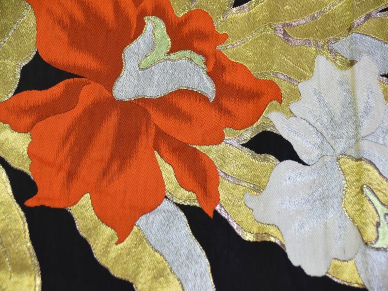 Japanese Lilly Obi Sash or Table Runner - Image 6