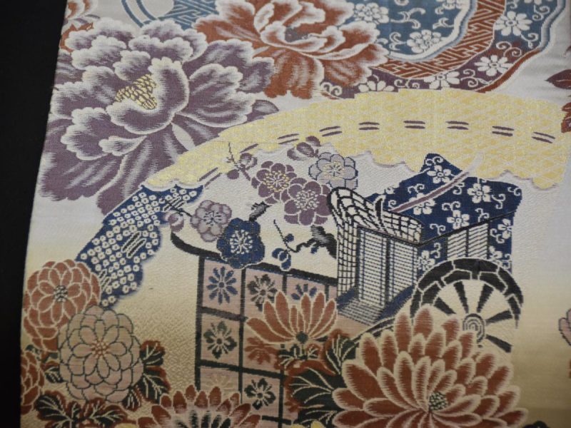 Vintage Japanese Wedding Obi Sash - Image 2