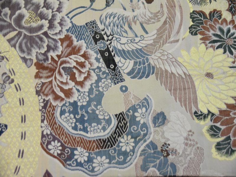 Vintage Japanese Wedding Obi Sash - Image 8