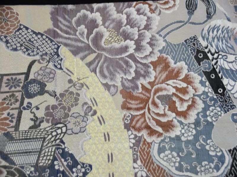 Vintage Japanese Wedding Obi Sash - Image 7