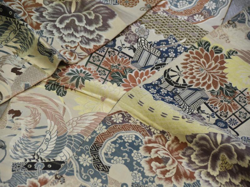 Vintage Japanese Wedding Obi Sash - Image 3