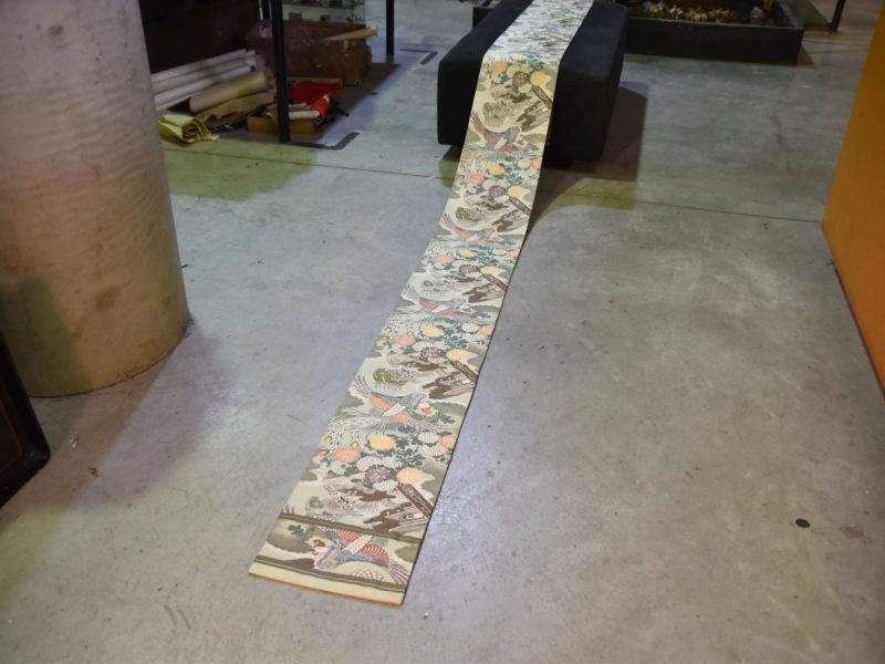 Vintage Maru Obi Sash or Table Runner ON HOLD TILL SUNDAY - Image 4