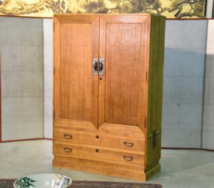 Japanese Solid Wood Vintage Clothing Chest