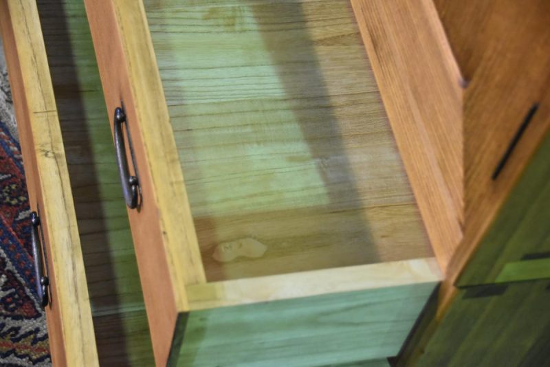 Japanese Solid Wood Vintage Clothing Chest - Image 12