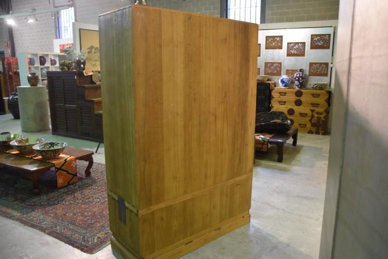 Japanese Solid Wood Vintage Clothing Chest - Image 3