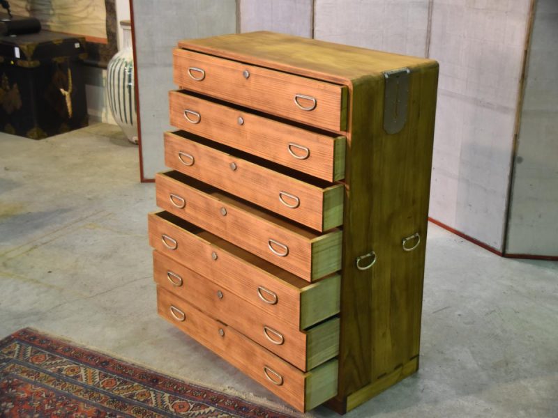 Japanese Kimono Tansu Chest - Image 8