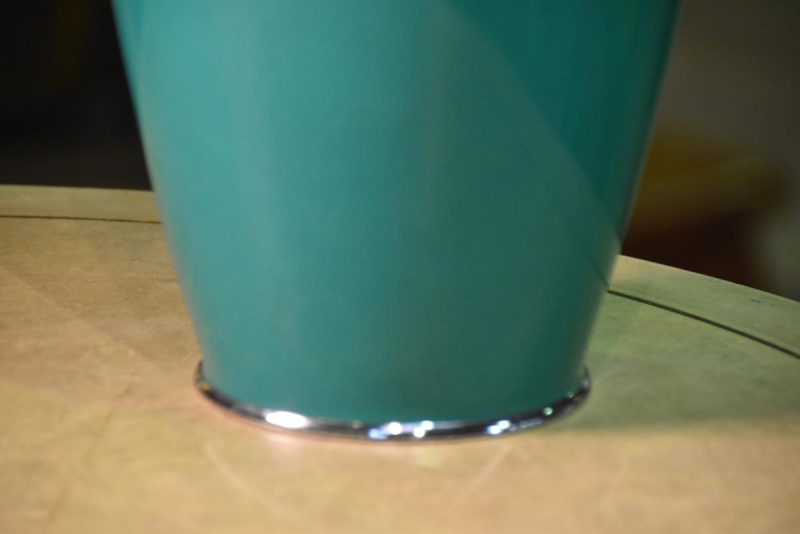 Japanese Green Cloisonne Vase - Image 8