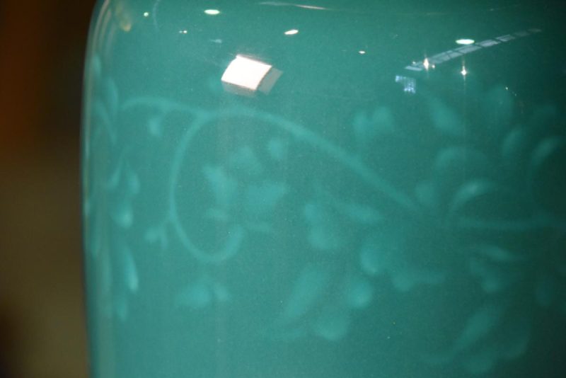 Japanese Green Cloisonne Vase - Image 7