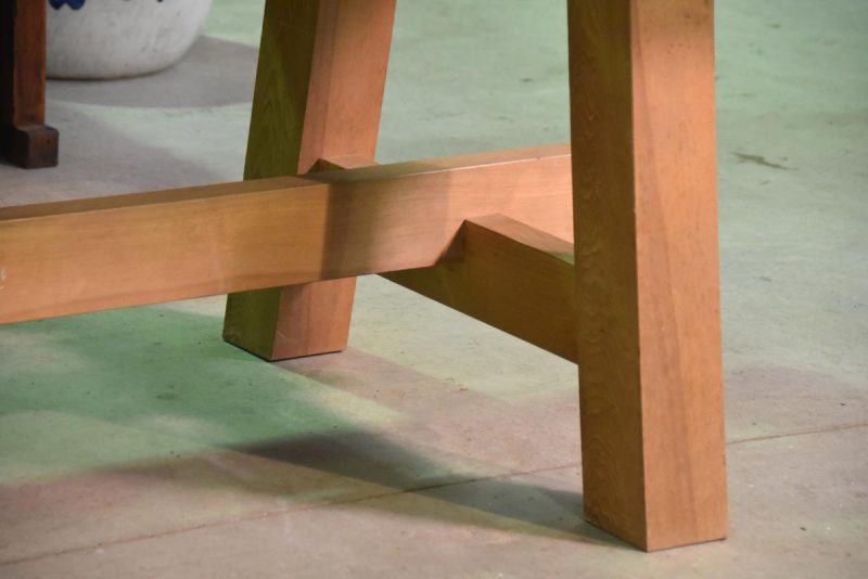 Japanese Wooden Dining Table - Image 6