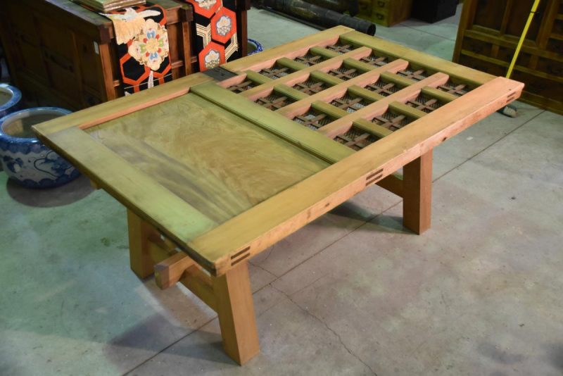 Japanese Wooden Dining Table - Image 3