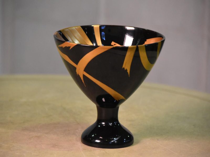 Japanese Maki-E Lacquer Goblet - Image 2