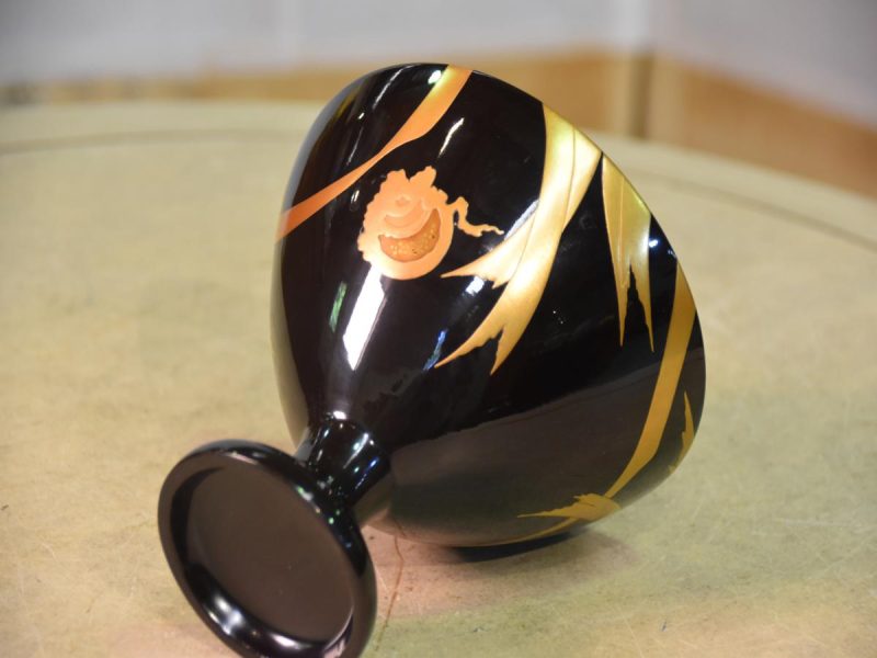 Japanese Maki-E Lacquer Goblet - Image 9