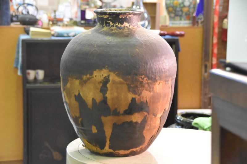 Mingei Shigaraki Cha Tsubo (Japanese Dry Tea Storage Urn) - Image 2
