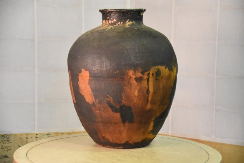 Mingei Shigaraki Cha Tsubo (Japanese Dry Tea Storage Urn) - Image 14