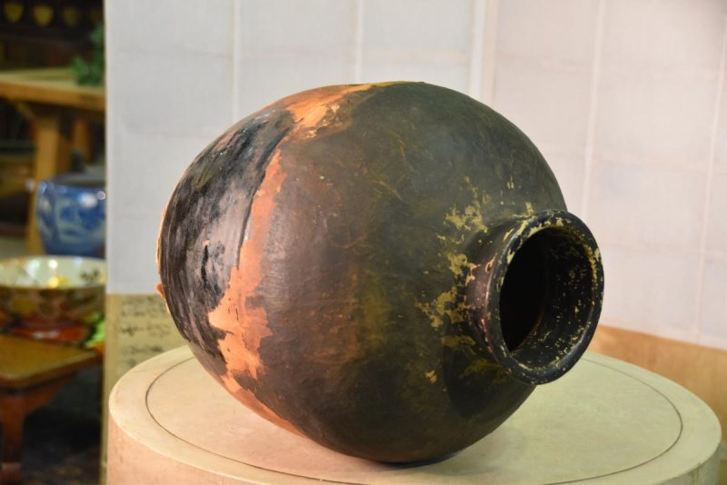 Mingei Shigaraki Cha Tsubo (Japanese Dry Tea Storage Urn) - Image 4