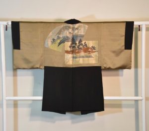 Japanese Silk Vintage Mans Haori (Kimono Jacket)