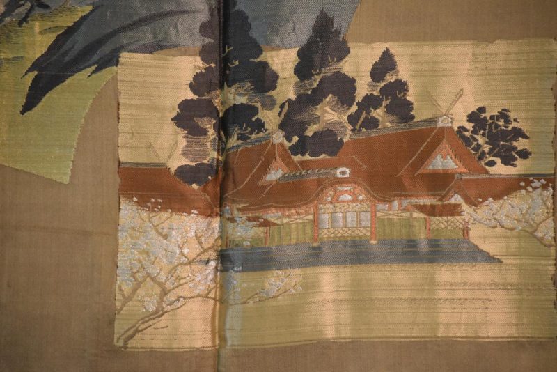 Japanese Silk Vintage Mans Haori (Kimono Jacket) - Image 4