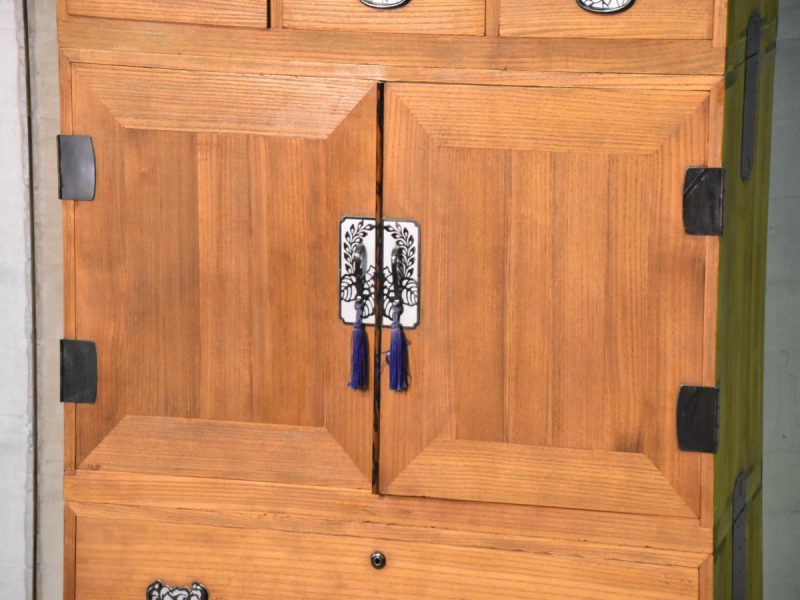 Japanese 3 Section Wedding Kimono Chest - Image 14