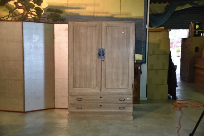 Japanese Solid Wood Vintage Clothing Chest - Image 20