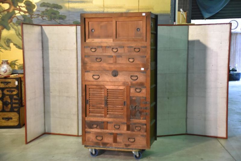 Kyoto Antique Choba Dansu (Tansu) Merchant Chest - Image 21