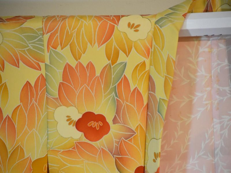 Yellow Floral Haori - Image 5