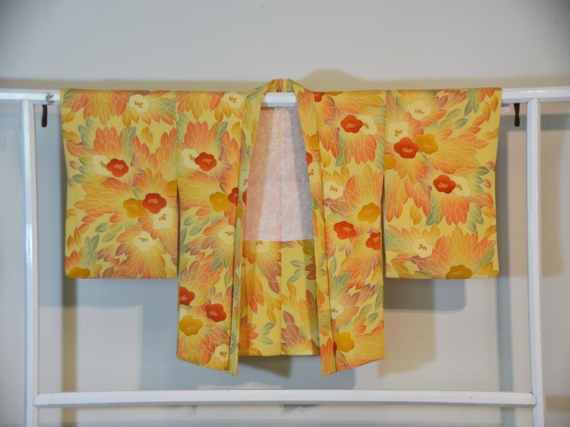 Yellow Floral Haori - Image 4