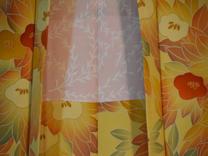 Yellow Floral Haori - Image 3