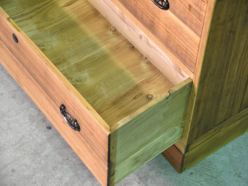 Japanese 1950-60's Paulownia 3 Section Chest of Drawers - Image 12