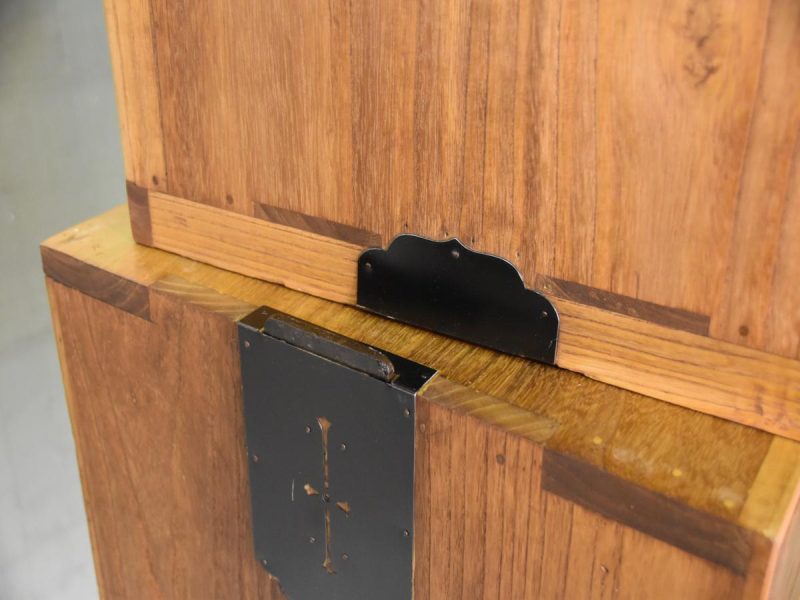 Japanese 1950-60's Paulownia 3 Section Chest of Drawers - Image 3