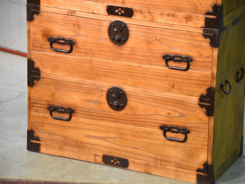 Antique Solid Wood Clothing Chest from Tokyo Japan - Image 14