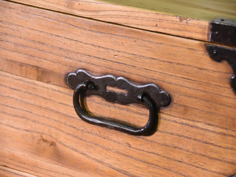 Antique Solid Wood Clothing Chest from Tokyo Japan - Image 12