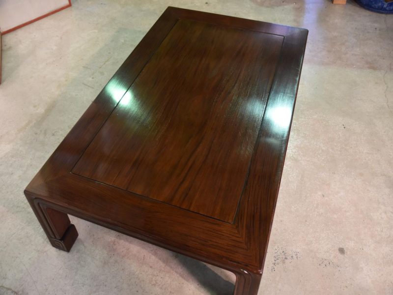 Japanese Hardwood Dining Table - Image 11