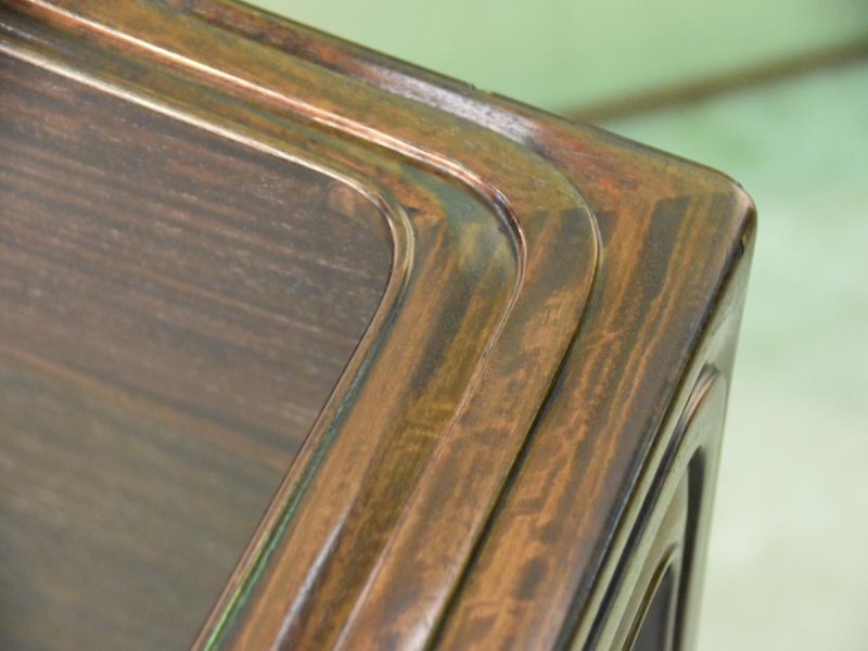 Japanese Hardwood Dining Table - Image 4