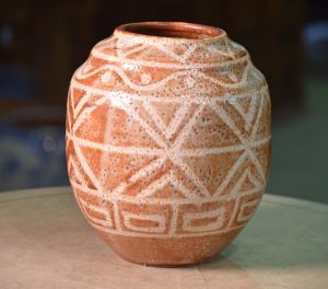 Shino Pottery Vase