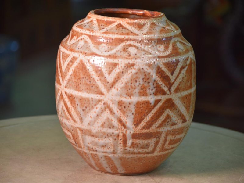 Shino Pottery Vase - Image 9