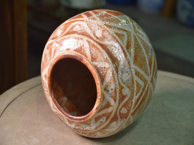 Shino Pottery Vase - Image 5