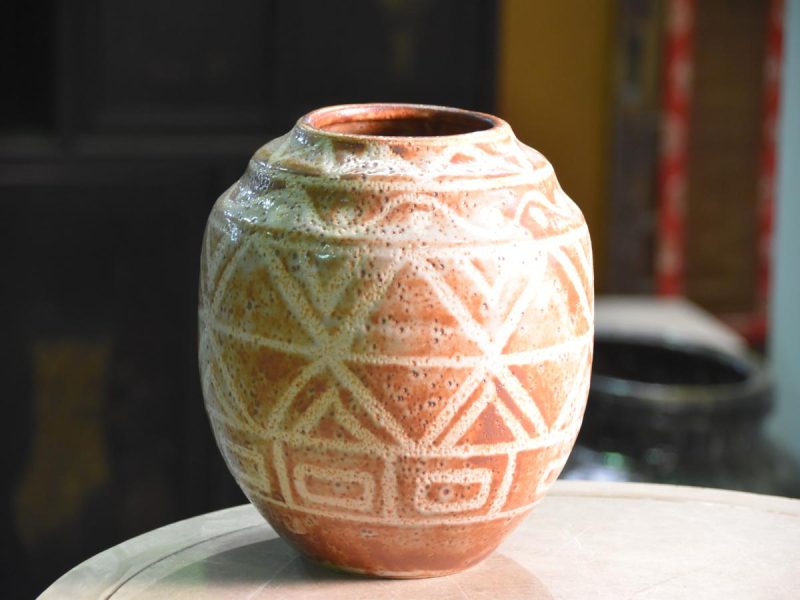 Shino Pottery Vase - Image 3