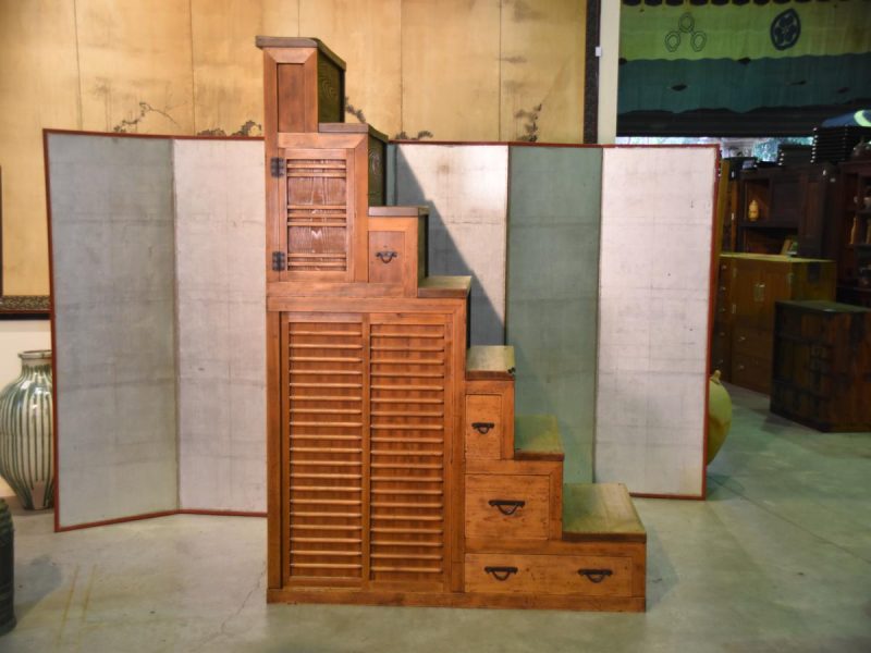 Japanese Antique Step Chest (Kaidan Dansu) - Image 2