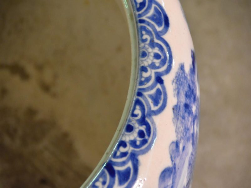 Blue and White Porcelain Planter (Hibachi) - Image 5