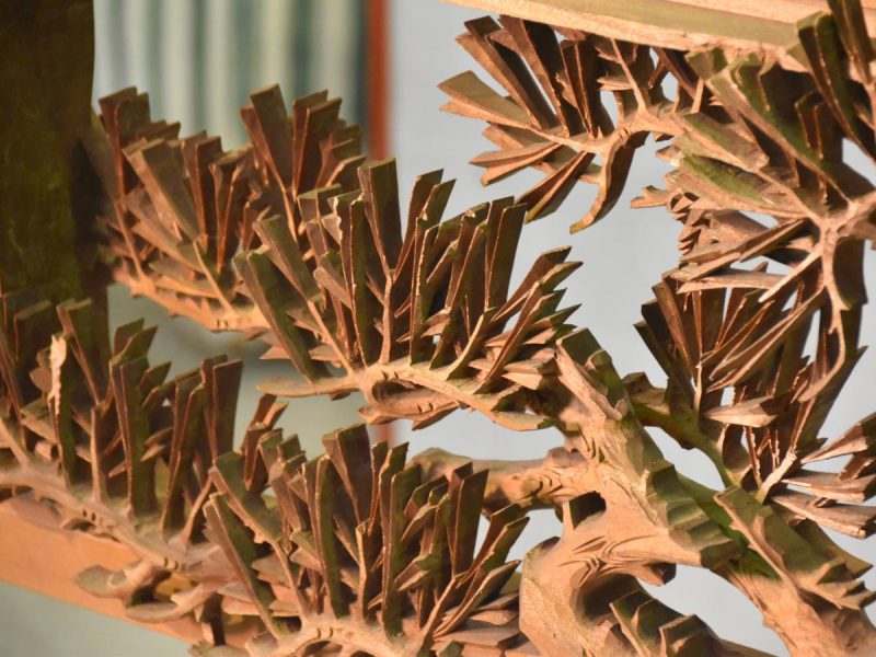 Japanese Carved Wooden Transom Rama - Image 7