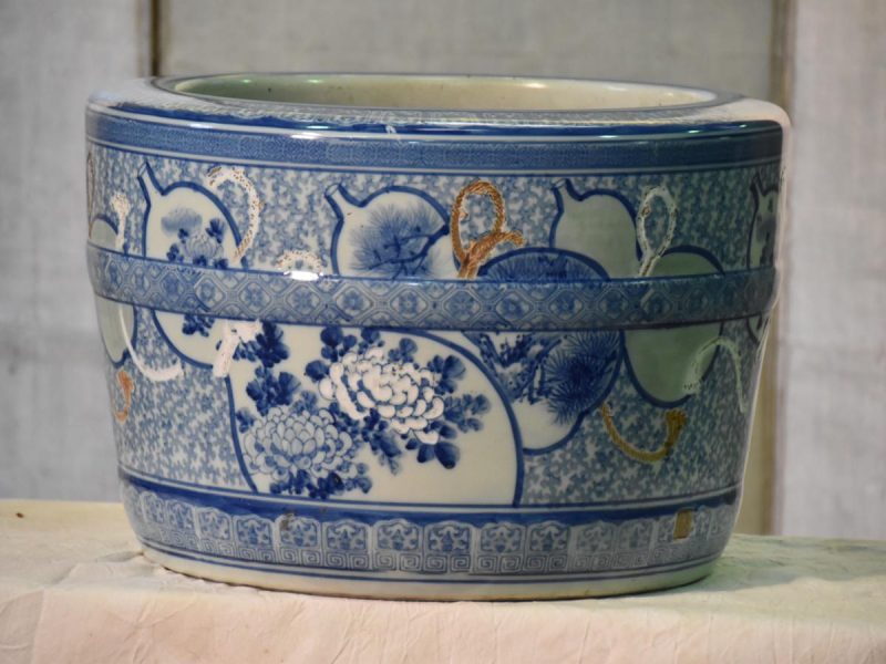 Japanese Ceramic Lotus Pond (Hibachi/ Brazier) - Image 2
