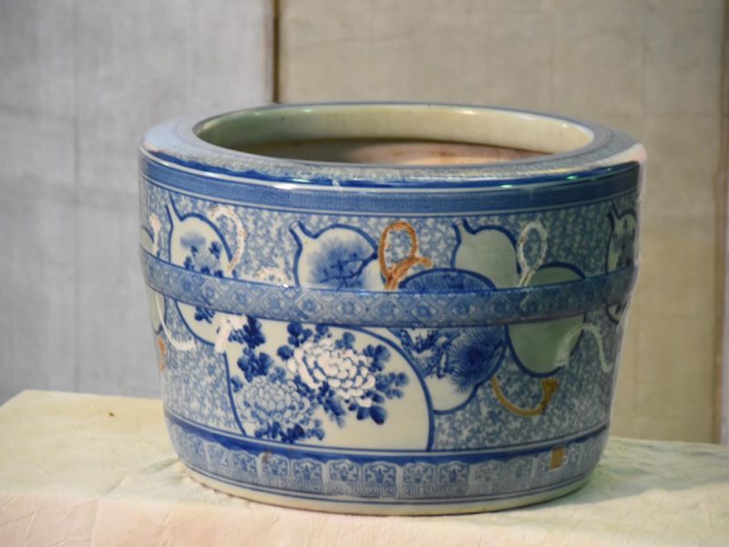 Japanese Ceramic Lotus Pond (Hibachi/ Brazier) - Image 14